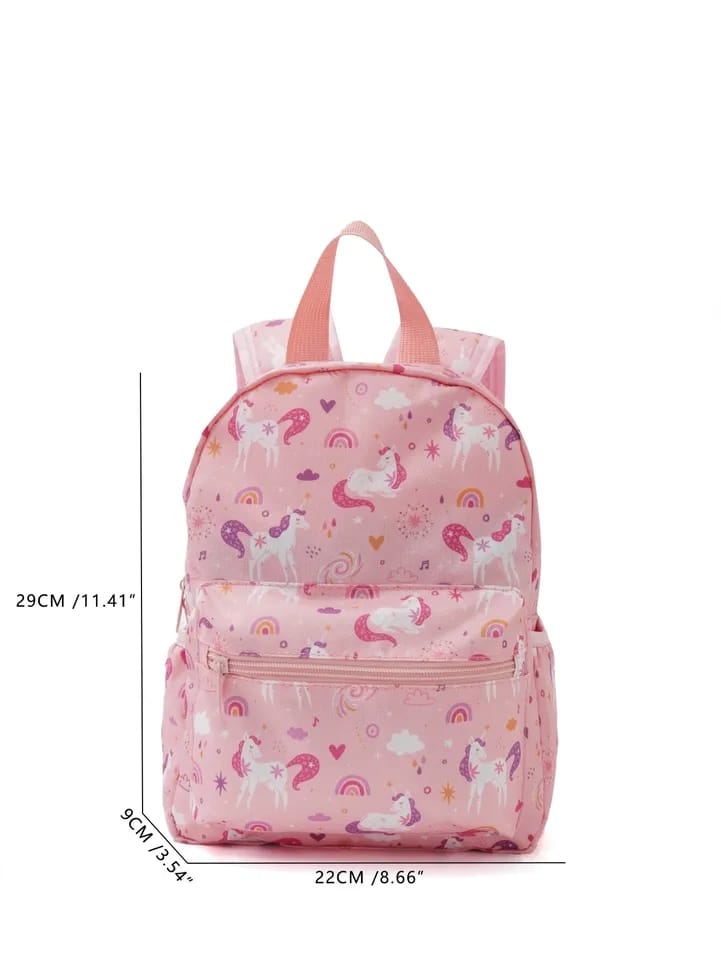 Morral unicornios rosa