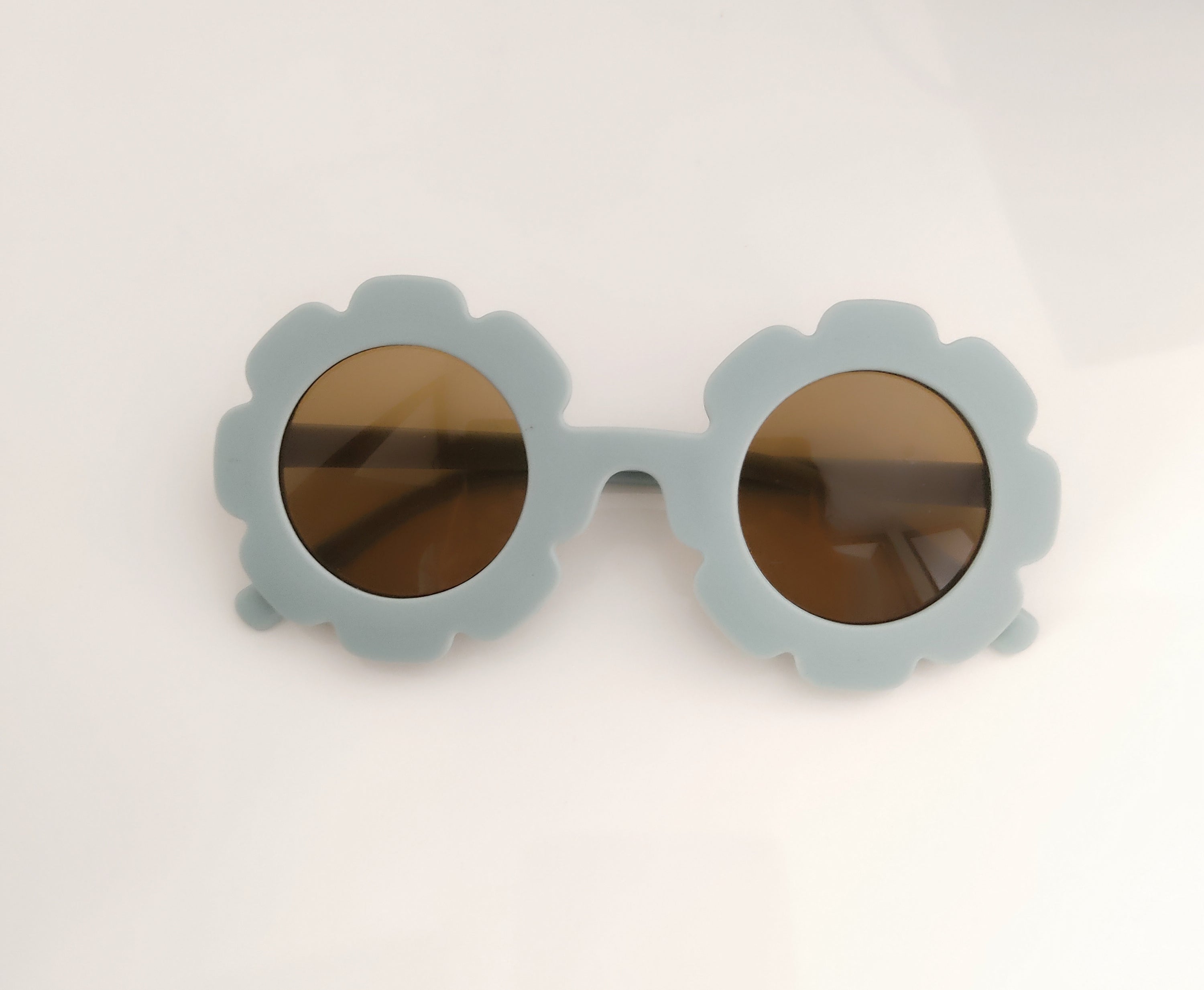 Gafas flor azul claro 1
