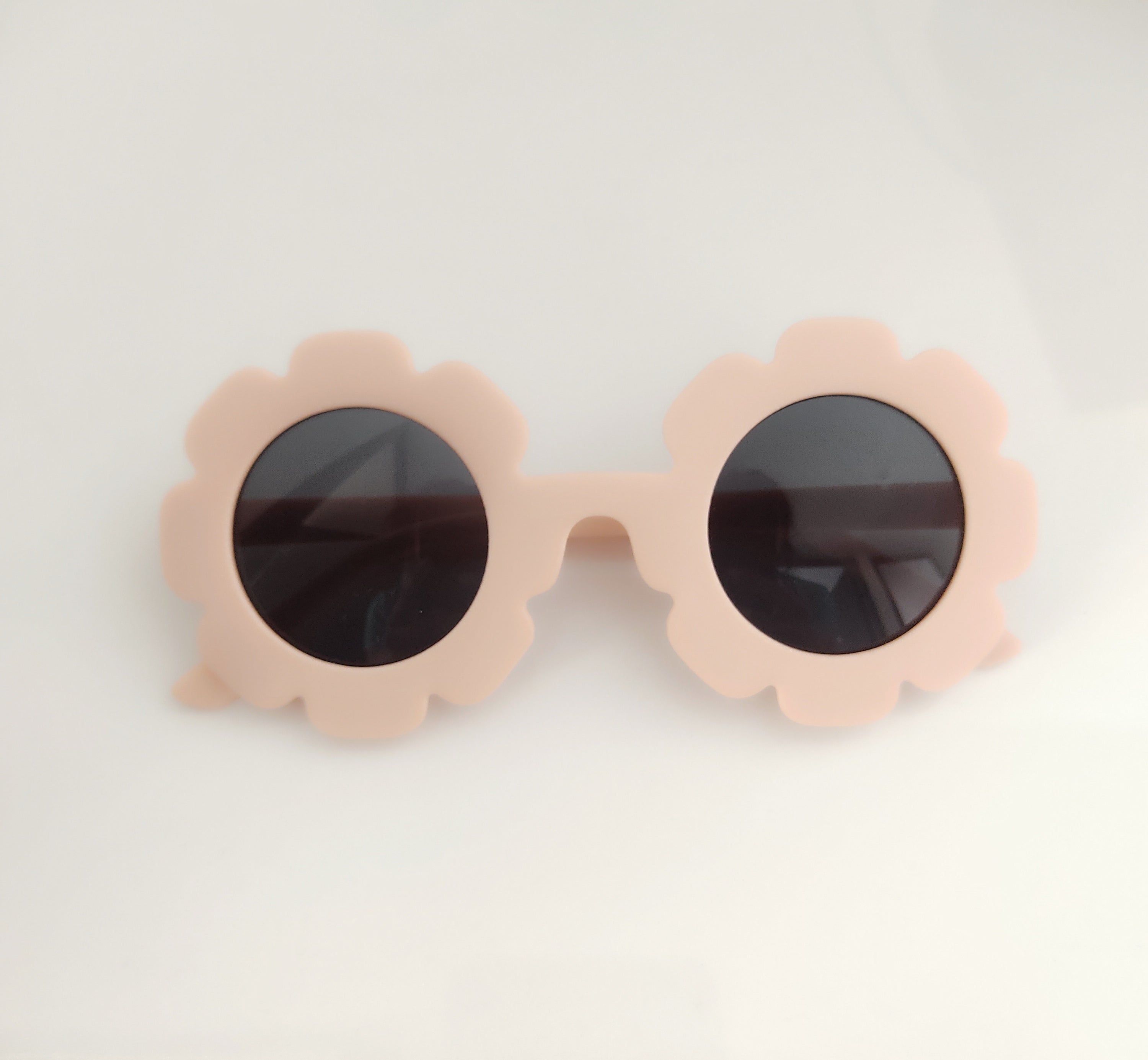 Gafas flor rosa claro 4
