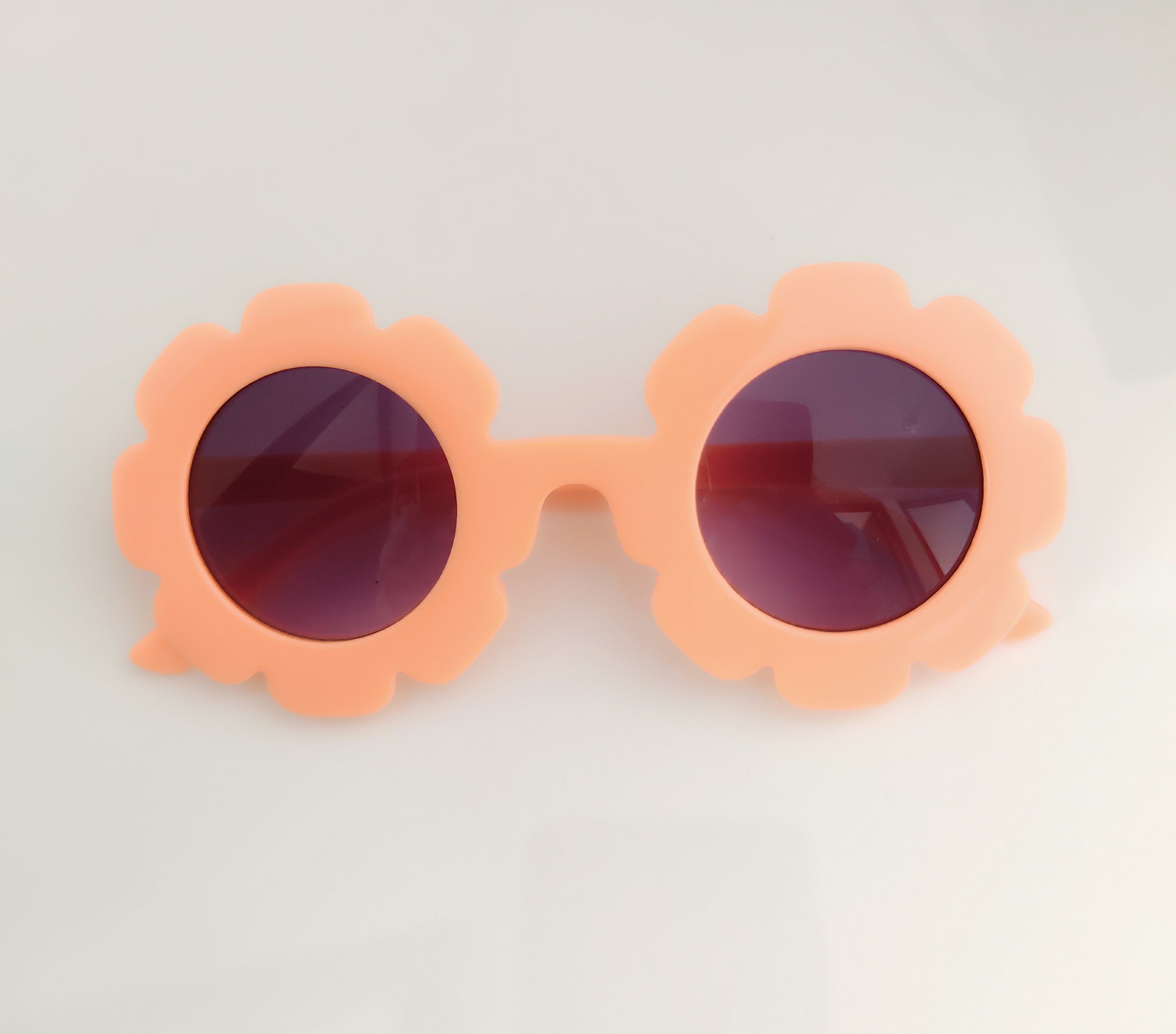 Gafas flor salmón 3