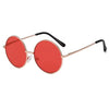 Gafas redondas rojas 2