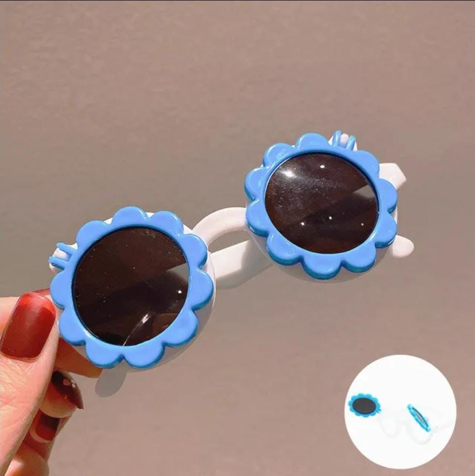 Gafas flor bebé doble lente
