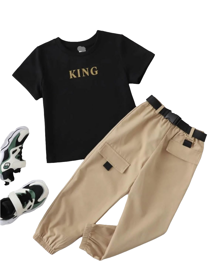 Conjunto niño "king"